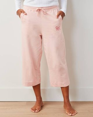 Pale Pink - Down Time Cropped Sweatpants - Cropped Sweatpants