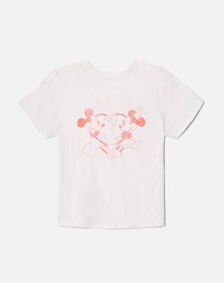Classic "Disney Heart Hands" Tee - Vintage White