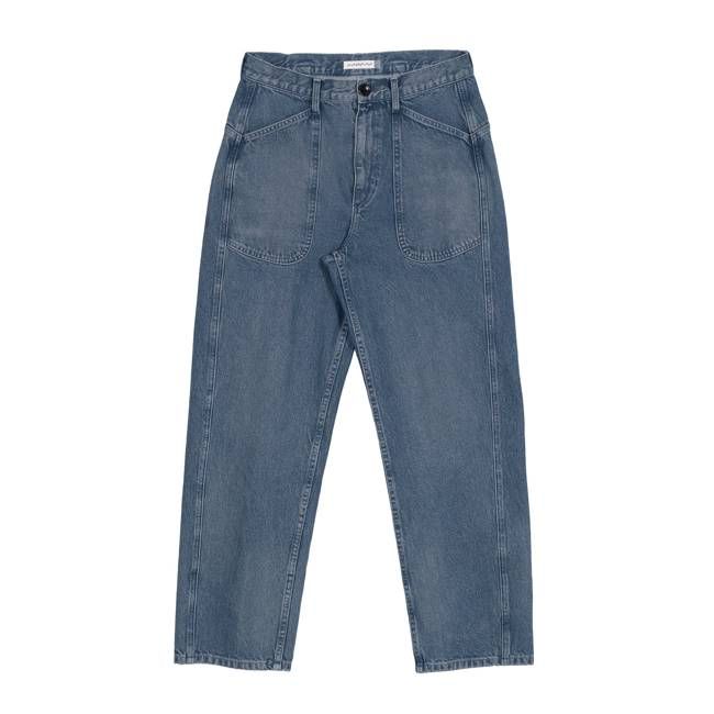 Patch Pocket Jeans - Stonewash