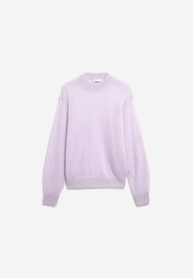 MOHAIR BLEND KNIT SWEATER | moonlit lilac
