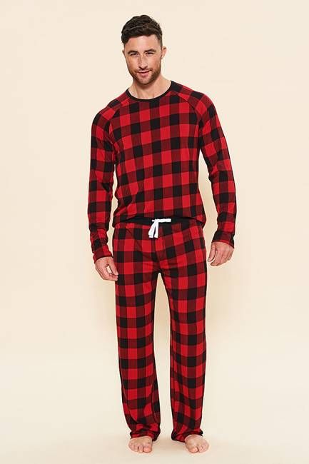 Pajama Set: Long Sleeve Shirt + Pajama Pant