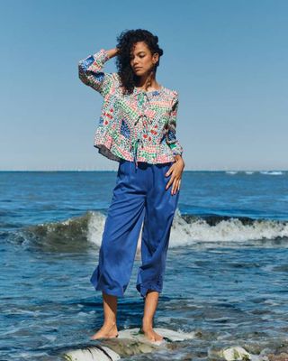 Lowie Mosaic Print Longsleeve top