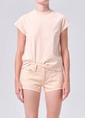 Bryce Cap Sleeve Tee in Sun Filter