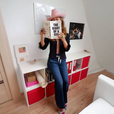 DEW Flared Soft Denim - French Pocket - Dark Blue