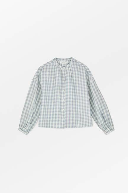 Cilla shirt - Purple/blue check