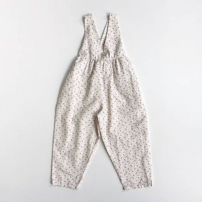 Ricki Romper, Flower Press Print, Soy, Size 5
