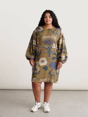 Sea Flowers tunic dress, adult