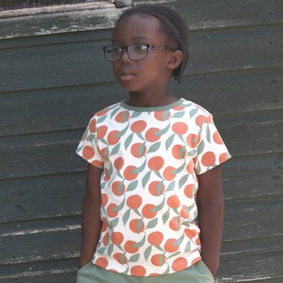 Short Sleeve T-Shirt - Oranges, Orange