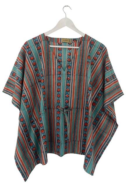 NEW! Block Print Kaftan Top No. 105