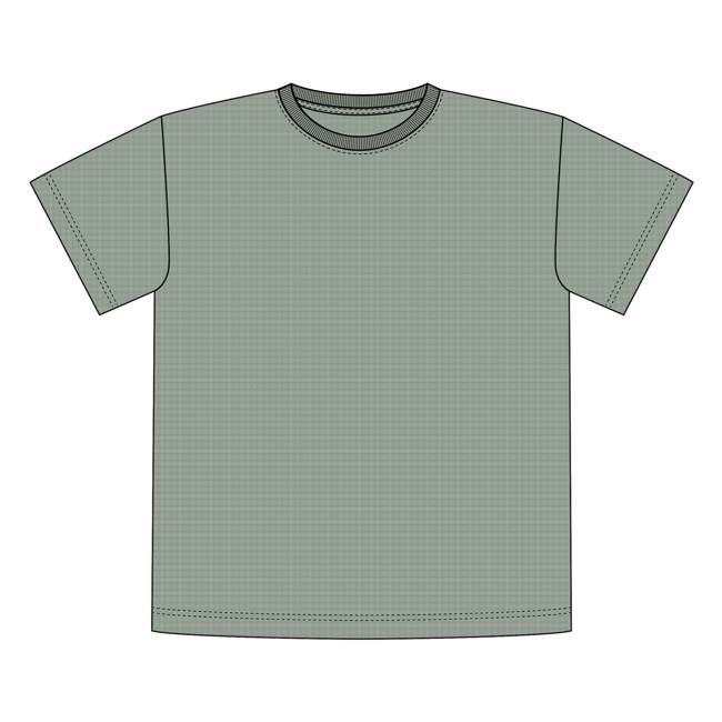 DEDICATED - T-shirt Danviken Waffle Iceberg Green