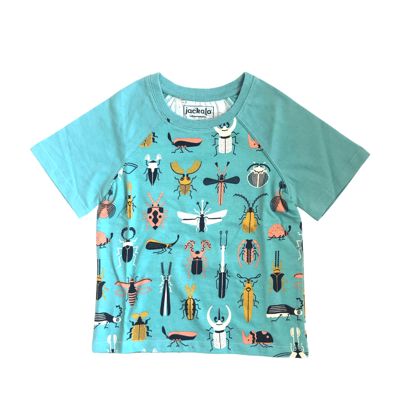 Pre-Loved Frankie T-Shirt - Beetle Mania Print - Size 14 ♻️