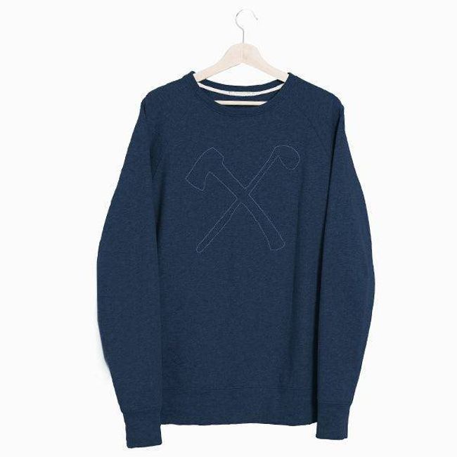 Sweatshirt - biologisch katoen - Club&Axe - Navy blauw