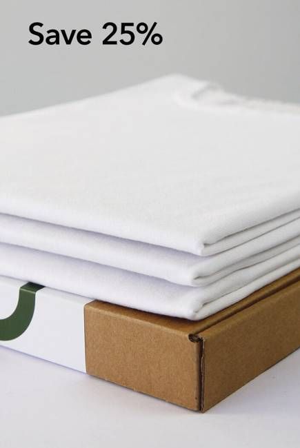 3-Pack Nooboo Luxe Bamboo T-Shirts - 555 g