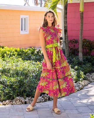 Bagheera - Ready to Ruffle Dress - Hot Pink