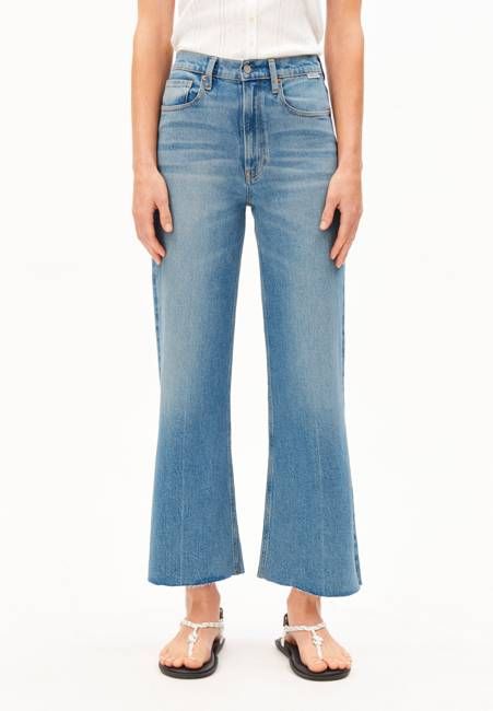 MURLIAA HIGH CROPPED WIDE JEAN| wane