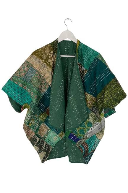 NEW! Vintage Patchwork Stories PETITE SIZE Kimono No.90