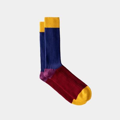 COLOR BLOCK SOCKS