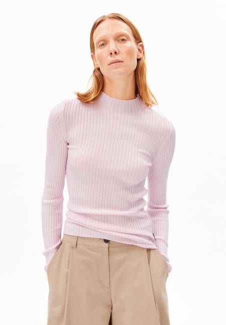 ALAANIA KNIT SWEATER | pink mist