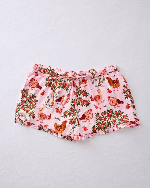 Hen House - Ruffle Shorts - Ballet Pink