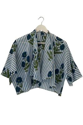 NEW! Block Print Waterfall Bolero No.106