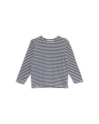 Baby Navy Stripe Long Sleeve Tee