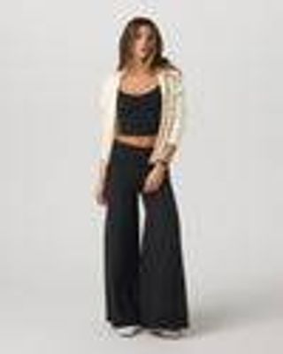 Halo Easy Wideleg Pant | Women's Solid Black Wideleg Pants | Vuori