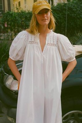 The Simoneta Dress | Alabaster