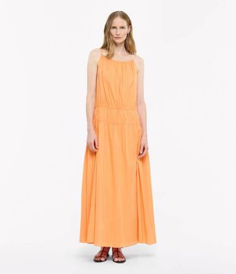Gathered Scoop Back Dress | Papaya