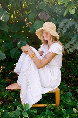 The Fatima Dress Petites | Alabaster