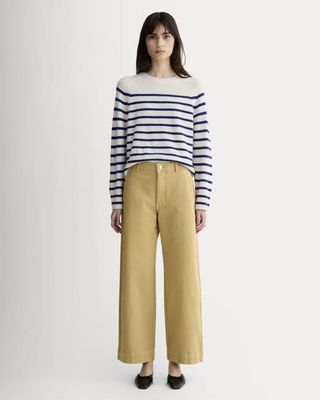 The Utility Wide-Leg Pant | Classic Khaki