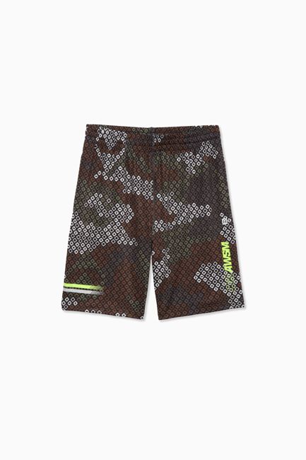Alien Camo Print Active Short