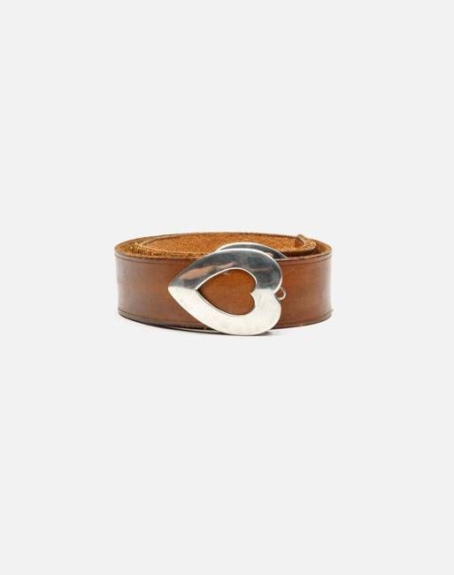 70s Sterling Heart Belt