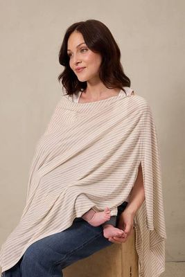 Driftwood Stripe Nursing Cover