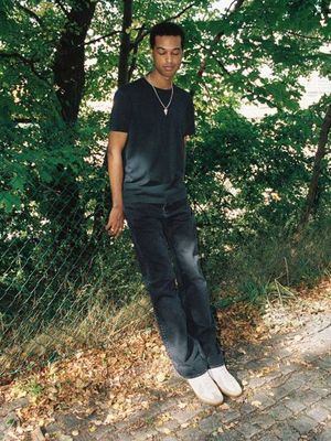 Tuff Tony Black Vintage loose wide-leg jeans | Nudie Jeans