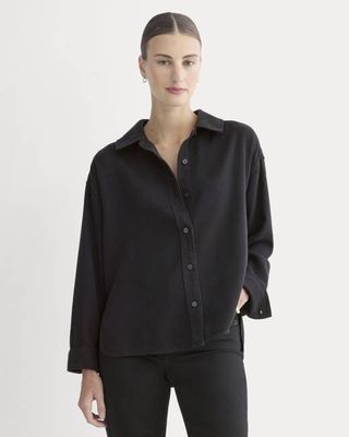 Boxy Shirt in Buttersoft | Black