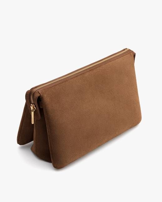 Tria Clutch (Suede Leather)