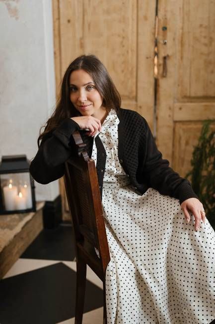 Elaine – Merino Wool Cardigan