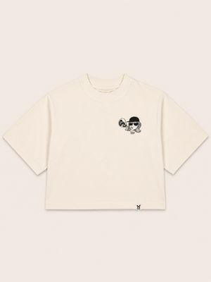 CAMISETA RAW COTTON GUAY GIRL CORTA