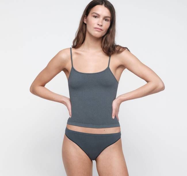 Seamless Waffle Thong