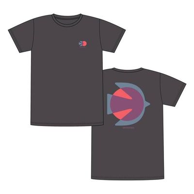 DEDICATED - T-shirt Stockholm Bird Symbol Charcoal