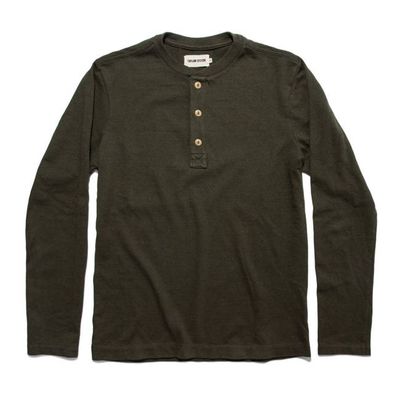 The Heavy Bag Henley in Cypress