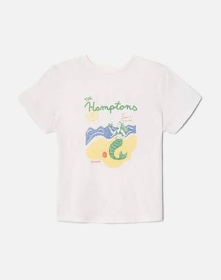 Classic Tee Hamptons Mermaid - Vintage White