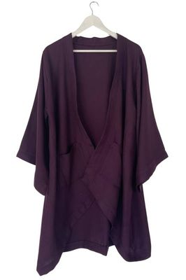 NEW! Wool Cascade Kimono Grape