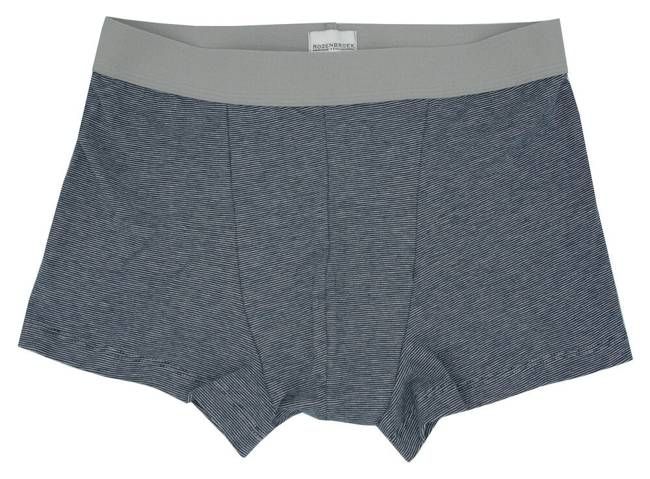 Organic Jersey Trunk in Navy Fine Stripe
