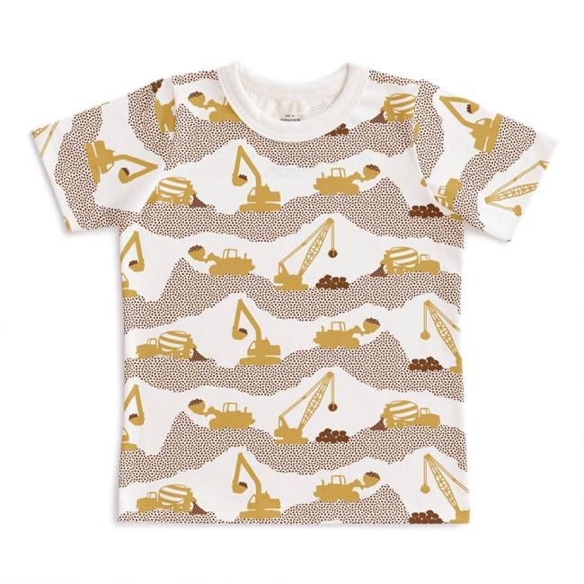 Short-Sleeve Tee - Construction Yellow & Chestnut