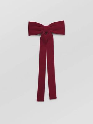 Beck Sondergaard Red Velvet Bow Clip