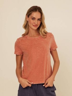 Roselie Mineral Wash Eco Jersey Tee