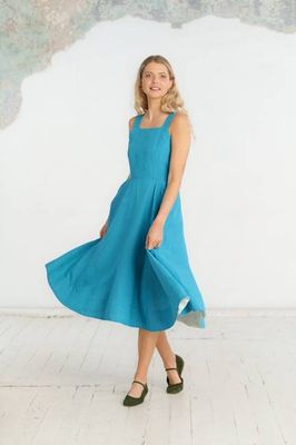 Pinafore Dress, Sleeveless