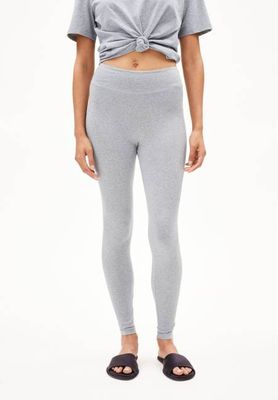 FARIBAA LEGGINGS | silver melange