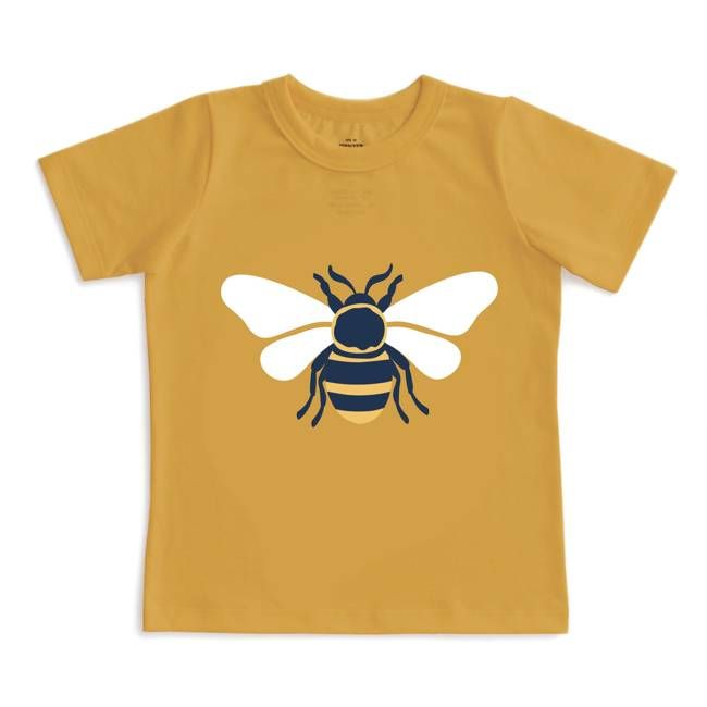 Short-Sleeve GRAPHIC Tee - Bee Ochre